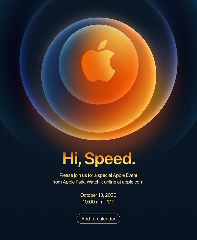 Sự Kiện: IPhone 12 Ra Mắt Vào 13/10 Cùng Slogan 'Hi, Speed